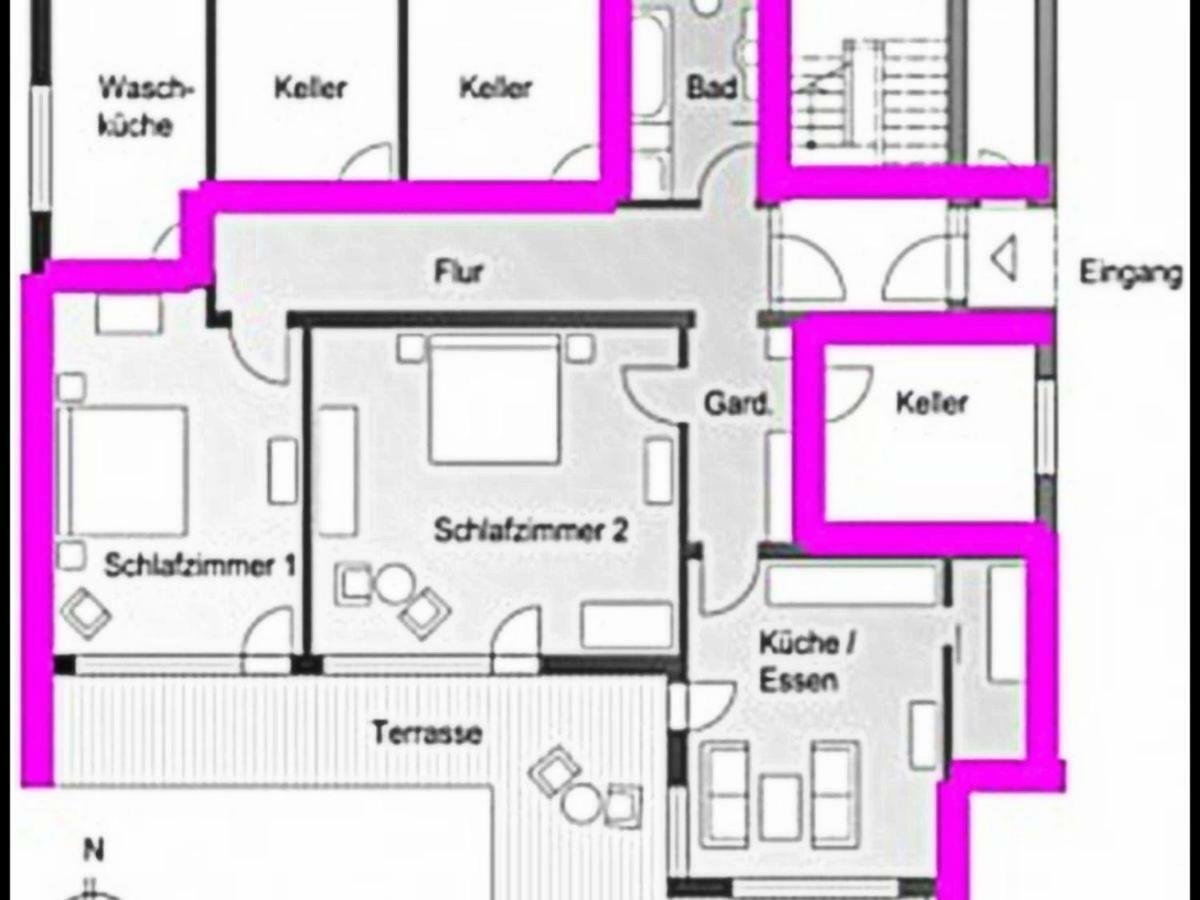 Ferienwohnung Karin Schotten Bagian luar foto